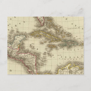 West Indies Zentralamerika Postkarte