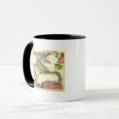 West IndiesPanoramablick KarteWestindien Tasse (Vorderseite Links)
