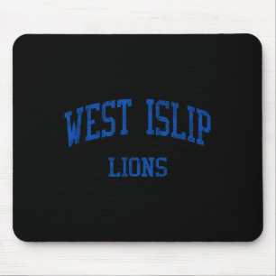 West Islip High School Hs West Islip Ny Vintage Sr Mousepad