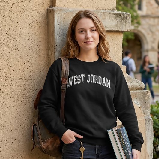 WEST JORDAN University Style America Uni Sweatshirt