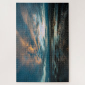 West Kirby The Wirral UK. Ein spektakulärer Sonnen Puzzle (Vertikal)