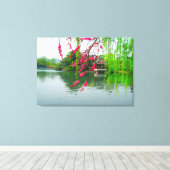West Lake in Hangzhou, China Stretched Leinwand Pr (Insitu (Holzboden))