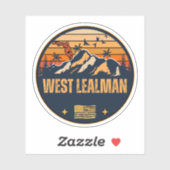 West Lealman, Florida Aufkleber (Blatt)