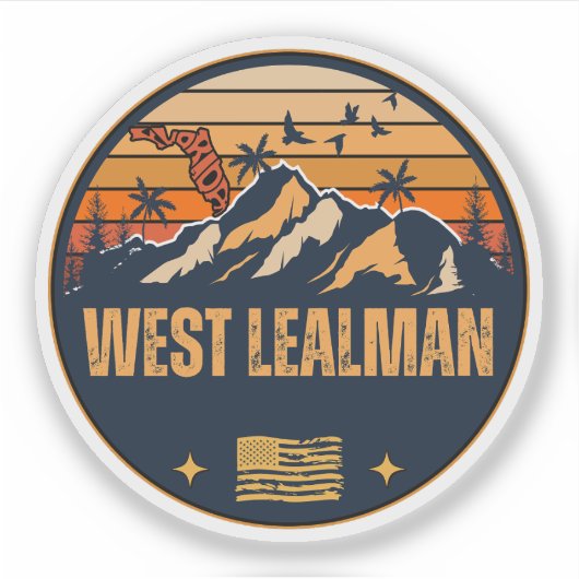 West Lealman, Florida Aufkleber (Vorderseite)
