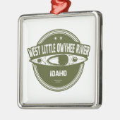 West Little Owyhee River Idaho Kayaking Ornament Aus Metall (Links)