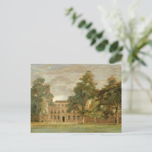 West Lodge, East Bergholt (Öl auf Papier gelegt pa Postkarte (Stehend Vorderseite)