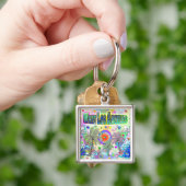 West Los Angeles Deep Dream Keychain Schlüsselanhänger (Hand)