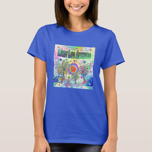 West Los Angeles Deep Dream T - Shirt (Vorderseite)