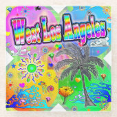 West Los Angeles Quadro Seasons Untersetzer (Vorderseite)