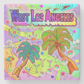 West Los Angeles Urlaub Ziel Untersetzer (Vorderseite)