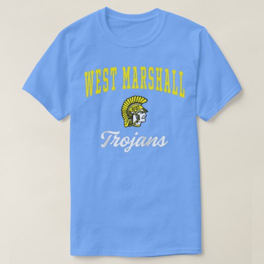 West Marshall High School Trojans T-Shirt (Design vorne)