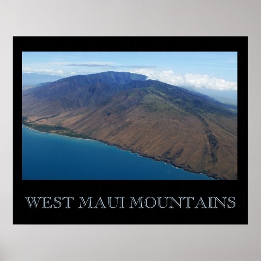 West Maui Mountains Poster (Vorne)