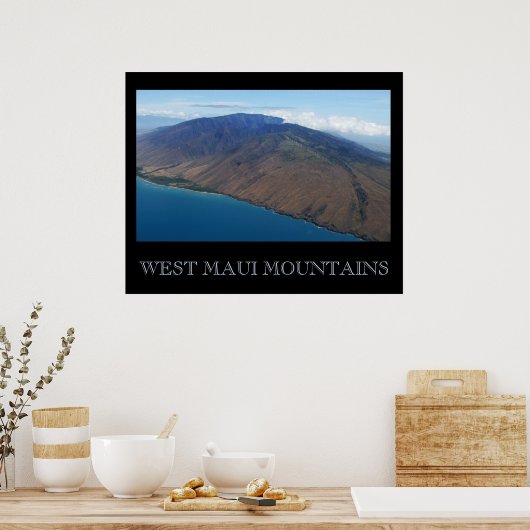 West Maui Mountains Poster (Küche)
