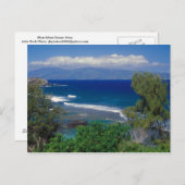 West Maui Ocean View Postkarte (Vorne/Hinten)