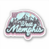 West Memphis, Arkansas Sticker (Vorderseite)