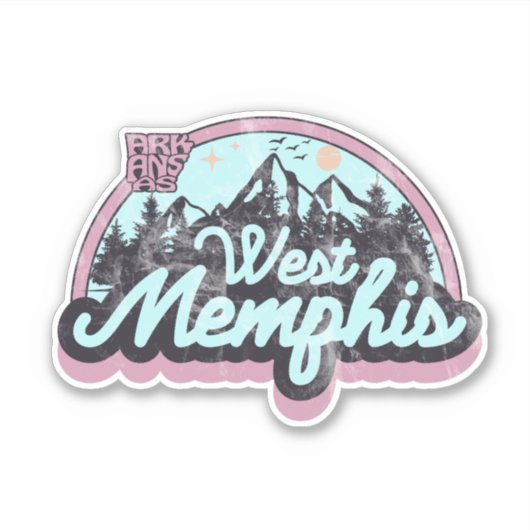 West Memphis, Arkansas Sticker (Vorderseite)