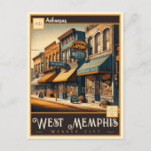 West Memphis, Arkansas | Vintage Postkarte (Vorderseite)