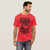 West Memphis Three. Kostenlos. Dunkel T-Shirt (Vorne ganz)