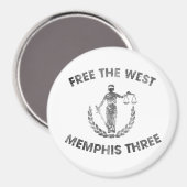 West Memphis Three-Magnet Magnet (Vorderseite/Rückseite)