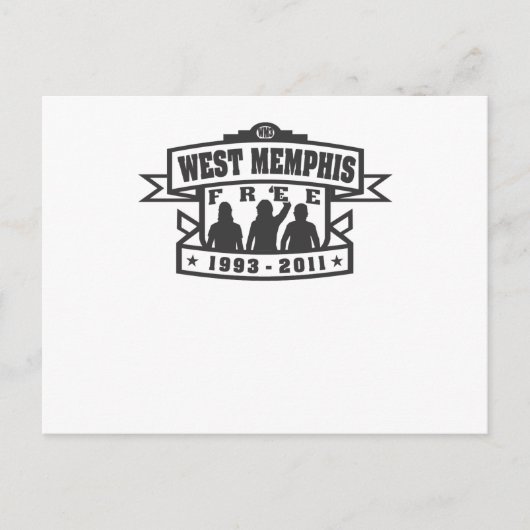 West Memphis Three Postkarte (Vorderseite)