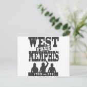 West Memphis Three Postkarte (Stehend Vorderseite)
