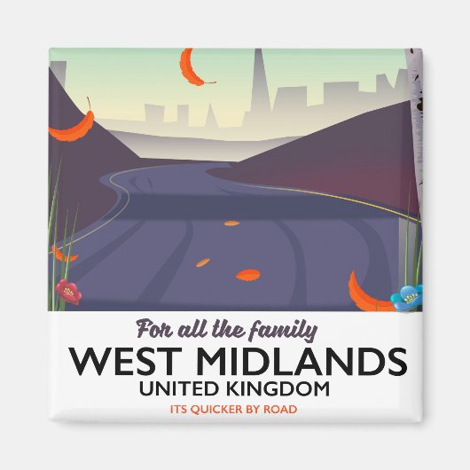West Midlands, Vereinigtes Königreich Magnet (Vorne)