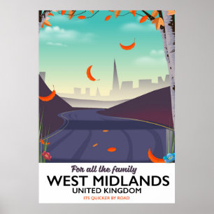 West Midlands, Vereinigtes Königreich Poster
