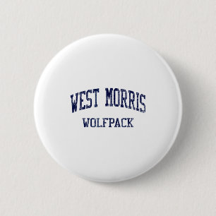West Morris High School Hs Chester Nj Vintage Srts Button