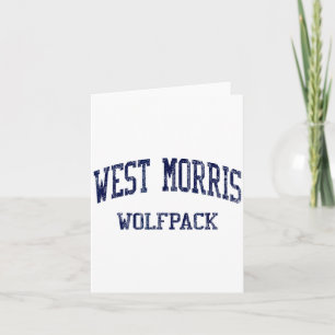 West Morris High School Hs Chester Nj Vintage Srts Karte