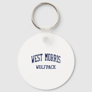 West Morris High School Hs Chester Nj Vintage Srts Schlüsselanhänger