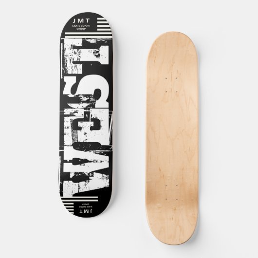 WEST OFFIZIELL JMT 8 1/4" Skateboard Deck (Vorderseite)