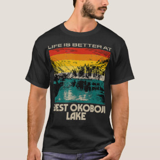 West Okoboji Der See Leben am See ist besser T-Shirt