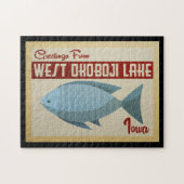 West Okoboji Seen Fischen Puzzle (Horizontal)