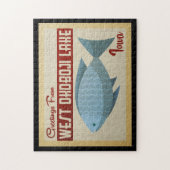 West Okoboji Seen Fischen Puzzle (Vertikal)