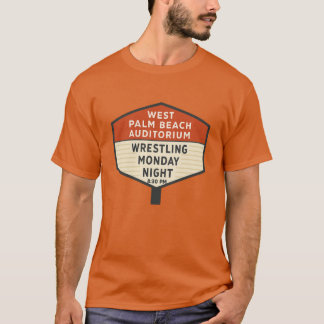 West Palm Beach Auditorium Marquee Wrestling T-Shi T-Shirt
