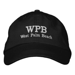 West Palm Beach bestickt mit Baseballhut Bestickte Baseballkappe