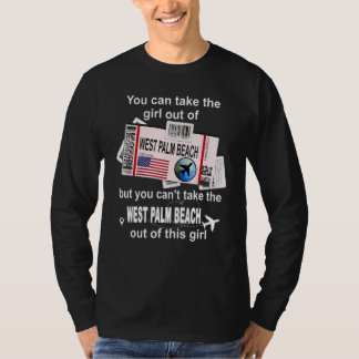 West Palm Beach Boarding Pass  West Palm Beach Gir T-Shirt