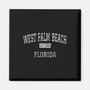 West Palm Beach Florida Fl im Vintage-Stil  Magnet