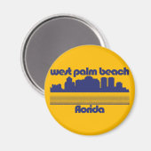 West Palm Beach Florida Magnet (Vorderseite/Rückseite)