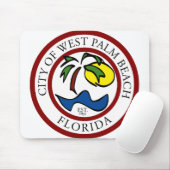 West Palm Beach Florida Mousepad (Mit Mouse)