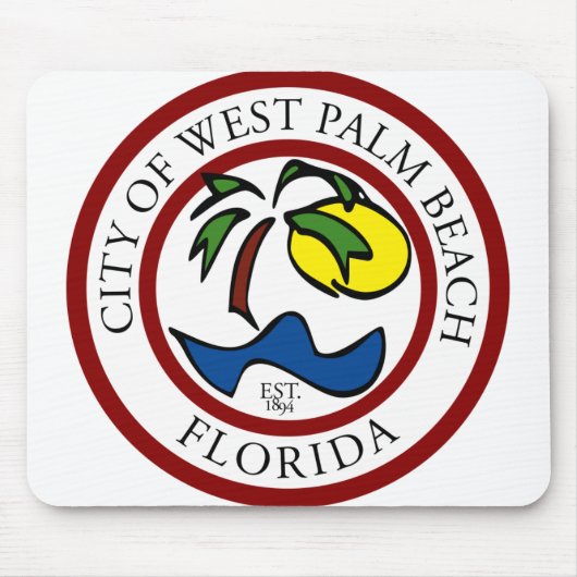 West Palm Beach Florida Mousepad (Vorne)
