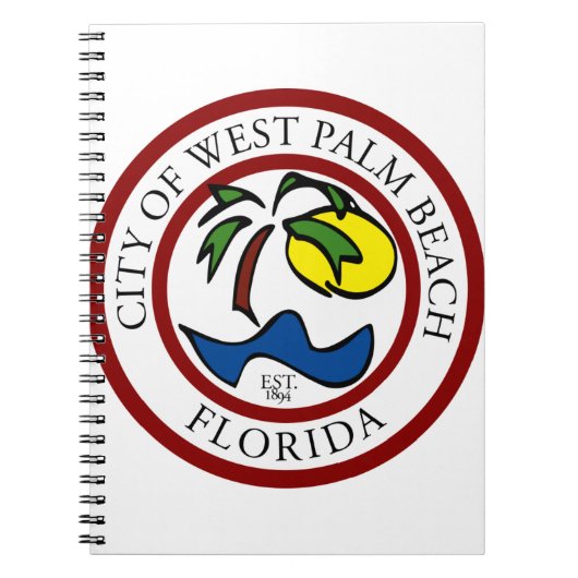 West Palm Beach Florida Notizblock (Vorderseite)