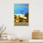 West Palm Beach Florida Orange Blossom Special Poster (Küche)