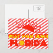 West Palm Beach, Florida Postkarte (Vorne/Hinten)