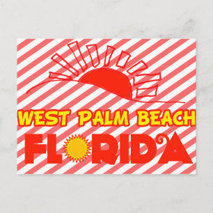 West Palm Beach, Florida Postkarte