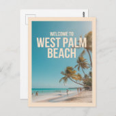 West Palm Beach, Florida Postkarte (Vorne/Hinten)