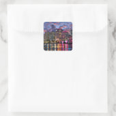 West Palm Beach, Florida Quadratischer Aufkleber (Tasche)