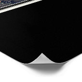 West Palm Beach Florida Satellite Poster Karte (Ecke)