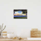 West Palm Beach Florida Skyline bei Sunset Poster (Küche)