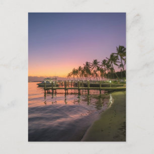 West Palm Beach, Florida, Sunset Postkarte